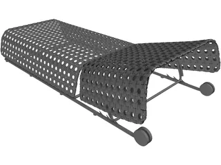 Bench Swimming Pool 3D Model