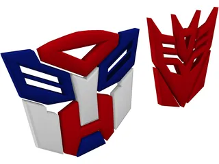 Transformers Logo 3D Model