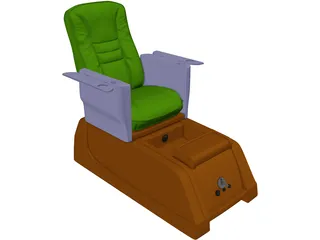 Pedicure Chair 3D Model