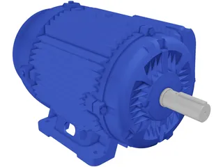 Weg Electric Motor 3D Model