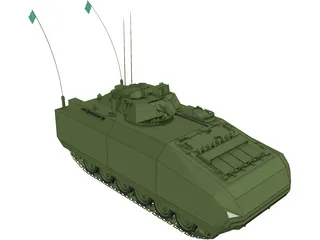Tank Pakistan Talha 3D Model