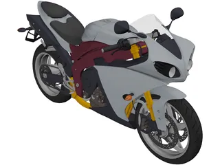 Yamaha R1 3D Model