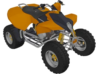 KTM Quad 3D Model