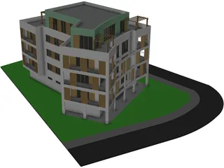 Apartment House 3D Model