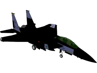 F-15 Aircraft 3D Model