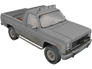 Ford Pickup (1980) 3D Model