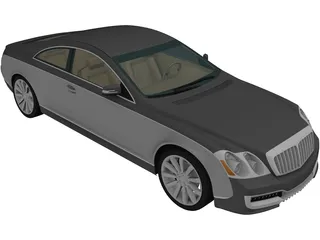 Xenatec Maybach 57S Coupe 3D Model