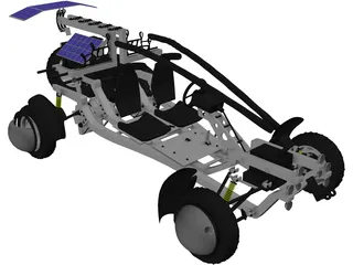 Buggy Dakar Concept 3D Model