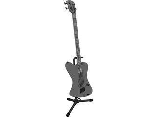 Guitar Bass 3D Model