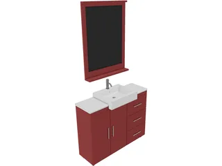 Bathroom Vanity 3D Model