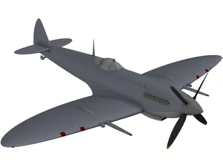 Spitfire 3D Model