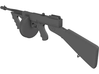 Thompson Model 1929 3D Model