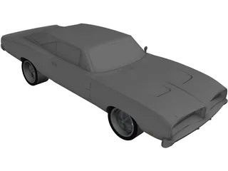 Dodge Charger RT (1968) 3D Model