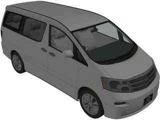 Toyota Alphard (2002) 3D Model