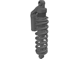 X Fusion Vector R Mountain Bike Shock Absorber 3D Model