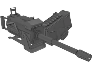 MK19 Grenade Launcher  3D Model