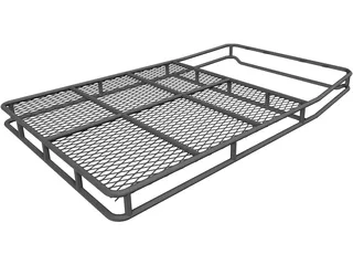 SUV Top Rack Basket Style 3D Model