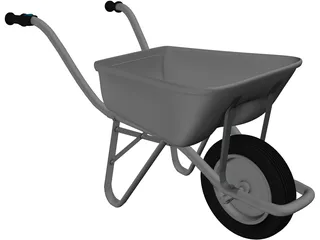 Wheelbarrow 3D Model