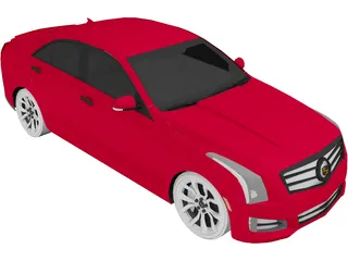 Cadillac ATS (2013) 3D Model