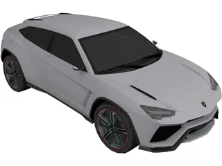 Lamborghini Urus Concept (2012) 3D Model