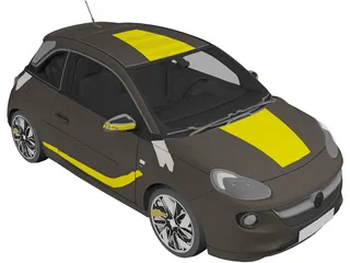 Opel Adam (2013) 3D Model