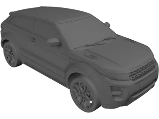 Range Rover Evoque Coupe (2011) 3D Model