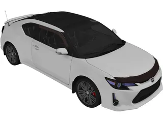 Scion tC (2014) 3D Model