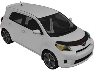 Scion xD (2011) 3D Model