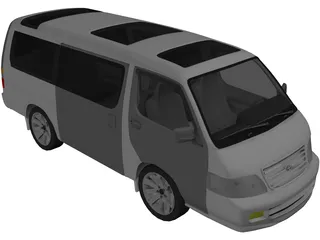 Toyota HiAce (2004) 3D Model