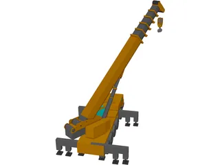 All Terrain Crane 3D Model