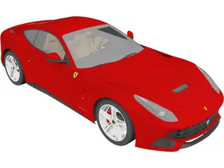 Ferrari F12 Berlinetta (2013) 3D Model