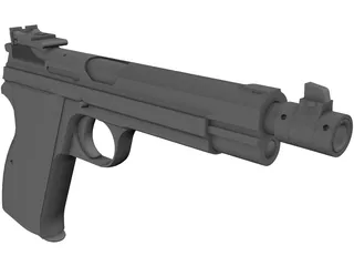 Sig P210 3D Model