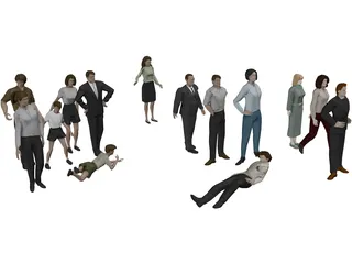 People Person Collection 3D Model