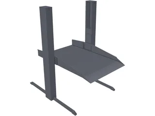 Car Lift Parking 3D Model