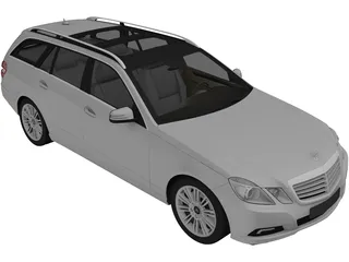 Mercedes-Benz E350 CDI Estate 3D Model