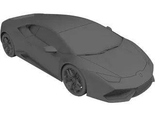 Lamborghini Huracan LP610-4 (2015) 3D Model