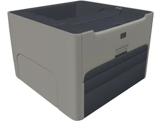 HP Laset Jet 1320 Printer 3D Model