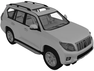 Toyota Land Cruiser Prado (2010) 3D Model