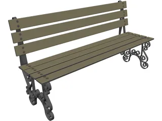 Bench 3D Model