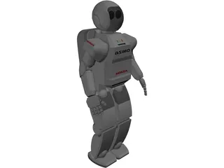 Honda Asimo Robot 3D Model