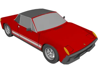 Porsche 914 3D Model