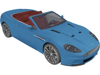 Aston Martin DBS Volante 3D Model