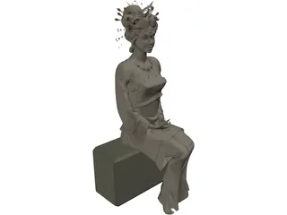 Women Chinese 3D Model