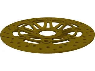 Honda CBR600F3 Frony Brake Rotor 3D Model