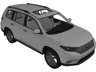 Toyota Highlander (2012) 3D Model