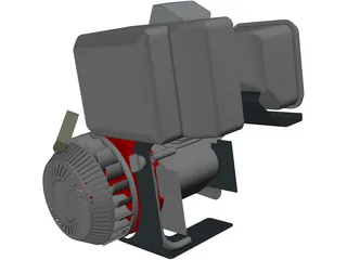 Briggs Baja Engine 3D Model