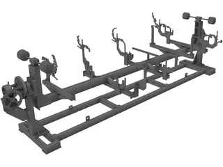 Body DT Test Jig 3D Model