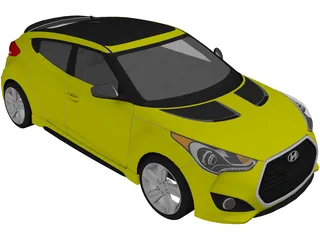 Hyundai Veloster Turbo (2013) 3D Model