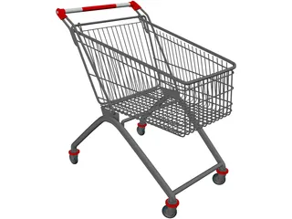 Shopping Cart 3D Model