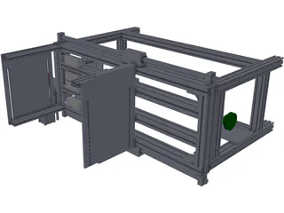 PVC Loading and Packing Machine 3D Model